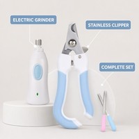 Kit de Toilettage Électrique pour Animaux : Coupe-Ongles et Lime à Ongles en Acier Inoxydable pour Chats et Chiens – Personnalisation OEM
