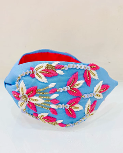 Diadema de Cuentas Hecha a Mano Elegante para Mujeres y Niñas, Accesorios para el Cabello Coloridos y a la Moda, Diseño Indio Ligero y Cómodo - Product Image 2