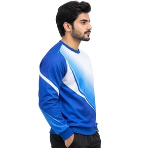 Sweat-shirt pour homme en tissu polyester lisse, offrant une qualité d'impression vive, un confort léger et une grande résistance. - Product Image 3