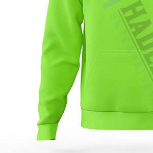 Custom lime <b>green</b> <b>hoodie</b> with diagonal hadeed print stylish unisex pullover sweatshirt casual streetwear <b>hoodie</b> - Product Image 6