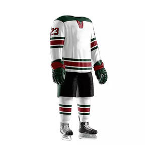 Ensemble d'uniformes de hockey sur glace faits sur mesure pour la pratique de l'uniforme de hockey sur glace pour hommes - Product Image 1