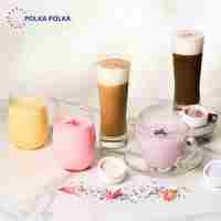Poudre de boisson séchée aromatisée au melon miel de qualité supérieure en sachet pour Bubble Tea