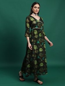 Robe d'été décontractée pour femmes exportation qualité multicouche et broderie travail tenue décontracté Kurtis ensembles du fournisseur indien en gros - Product Image 5
