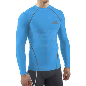 Chemises de compression en polyester pour hommes, vêtements de fitness, chemises de compression pour hommes, pour musculation - Product Image 3