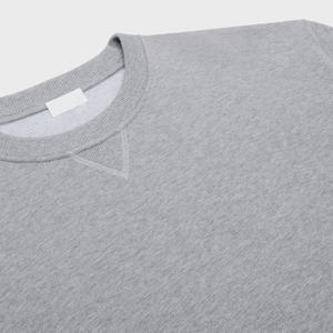 เสื้อสเวตเตอร์คอกลมสำหรับผู้ชาย,เสื้อกันหนาวสีพื้นโลโก้ที่กำหนดเอง - Product Image 3