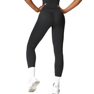 Leggings à taille haute à quatre sens extensibles populaires pour femmes Contrôle du ventre Cyclisme Entraînement Yoga - Product Image 4