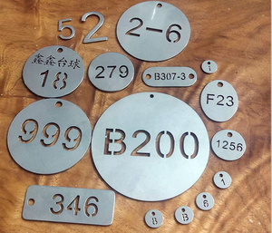 Móc Chìa Khóa Số Thẻ Chìa Khóa Móc chìa khóa 30mm bằng thép không gỉ 100 cho tủ khóa nhà ký túc xá Móc Chìa Khóa thẻ ID số kim loại - Product Image 3