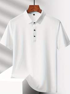 Última Llegada, Camiseta Polo de Diseño Sólido y Peso Ligero para Hombre, Colección de Verano, Camiseta Polo Básica Importada, Talla Grande - Product Image 4