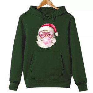 Jerséis de Navidad Divertido 3D Santa Sudadera con capucha Unisex Navidad Tallas grandes Sublimación Diseño OEM ODM Ropa de Navidad Sudaderas con capucha - Product Image 6