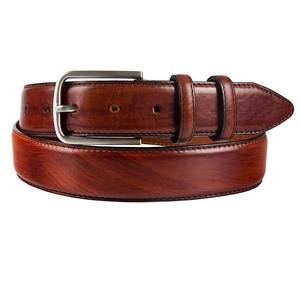 Cinturón de Vestir de Cuero Vacuno de Alta Calidad, Hebilla Occidental, Color Sólido Duradero, Personalizable, Precio de Fábrica al por Mayor, Buena Oferta - Product Image 2