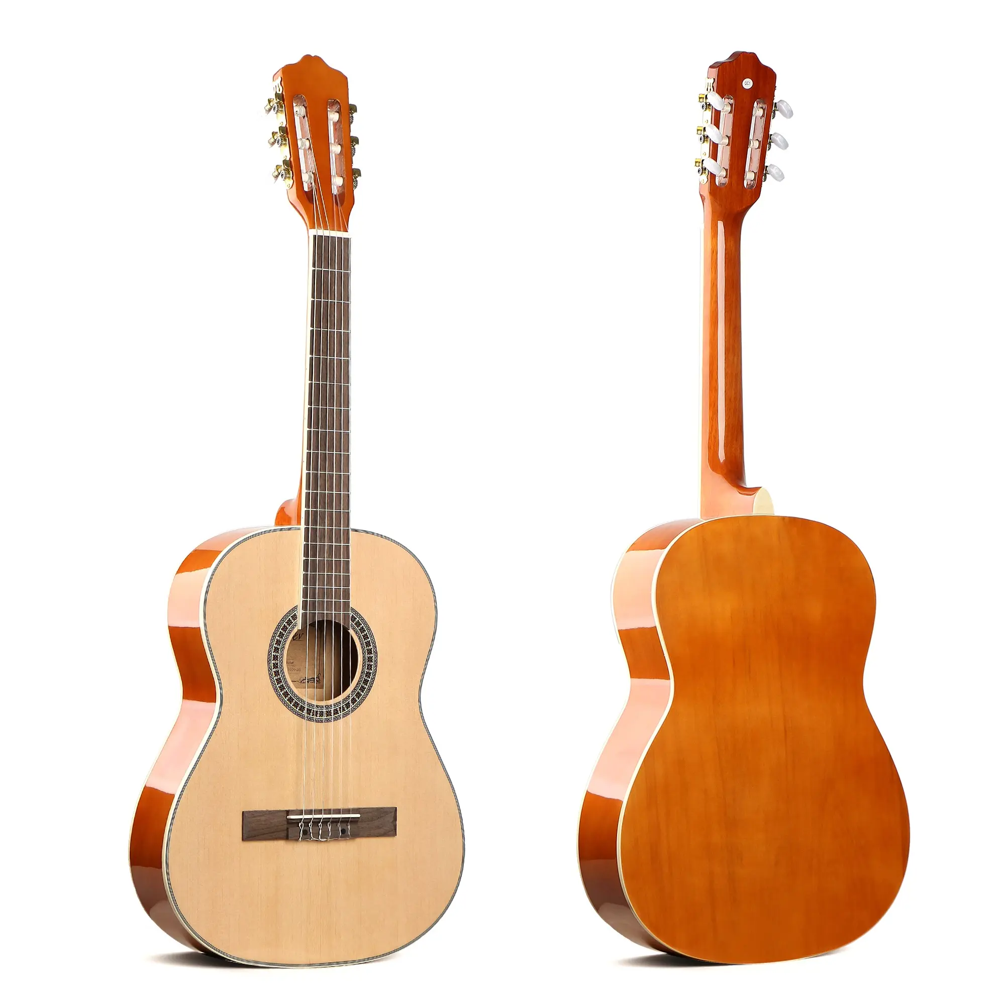 Nylon Type Mahogany HDF Wood Strings Classical 39" Guitar from Singapore with Spruce Material from Singapore