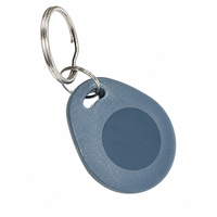Porte-clés RFID ABS avec numéro laser, 13,56 MHz, Classic 1K 4K ISO14443A, contrôle d'accès, porte-clés RFID IC