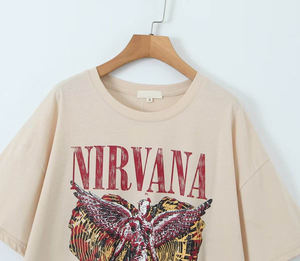 Camiseta de mujer de último diseño 2025, camisetas informales de buena calidad, camisetas de algodón y poliéster para mujer a la venta - Product Image 4