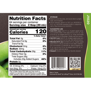 64oz xi-Rô táo xanh trong một chai Halal & Kosher chứng nhận đồ uống khác - Product Image 3