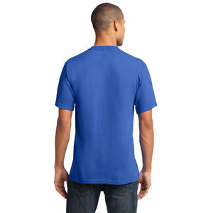 Camiseta de algodón con cuello en V para hombre, Camisetas Básicas de mezcla de algodón con cuello en V, camiseta Port & Company PC54V con cuello en V para hombre - Product Image 6