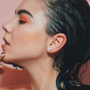 Pendientes de Plata de Ley con Ópalo Tallado de 8mm para Mujer, con Moissanita Brillante y Baño de Oro, Regalo Perfecto para Aniversario de Bodas o Fiestas - Product Image 2