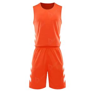 Équipement de basket-ball unisexe personnalisable 100% polyester vêtements de sport confortables et durables pour hommes et femmes prêts pour le jeu - Product Image 1