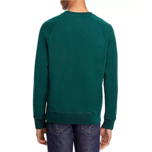 Sweat-shirt à col rond en molleton uni brodé, fabricant sur mesure, 370 g/m², coton, impression sérigraphique, sweat-shirts lourds - Product Image 4