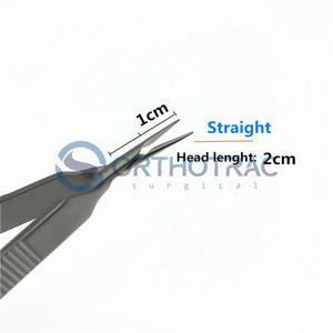 Tijeras Quirúrgicas Castroviejo de Alta Calidad, 125 mm, Instrumentos Quirúrgicos Oftalmológicos y ORL, Juego de Instrumentos de Acero Inoxidable, Modelo Manual - Product Image 2