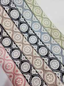 Colorido bordado encaje adornos vestido hecho a mano colocado tela de boda - Product Image 2