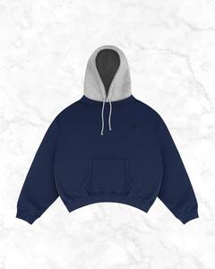 2025ใหม่มีฮู้ด500 GSM สำหรับทุกเพศเสื้อฮู้ดปักลายเฮฟวีเวตสีดำไม่มีฮู้ดสำหรับผู้ผลิต - Product Image 3