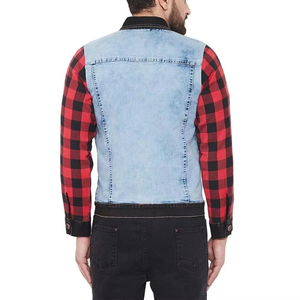 Chaqueta Vaquera Informal de Diseño Nuevo, Lavada al Ácido, Tejida, para Hombre, 100% Algodón, para Invierno y Primavera - Product Image 4