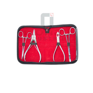Premium Quality Body <b>Piercing</b> Kit Skin <b>Piercing</b> <b>Clamps</b> Stainless Steel for Professionals <b>Piercing</b> Tool Kit - Product Image 1