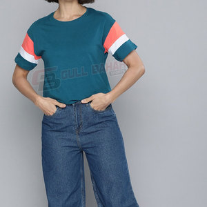 Camisetas Personalizadas con Logotipo Personalizado para Mujer, Ligeras, Transpirables, Anti-Pilling, de Secado Rápido, Cuello Redondo, Manga Corta, Ropa Casual, Teñido Liso - Product Image 6