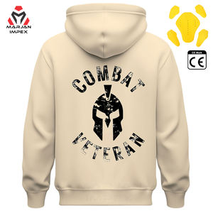 Sweat-shirt de moto en polaire d'hiver lourd avec des caractéristiques coupe-vent et à séchage rapide, sweat-shirt de protection unisexe pour la conduite - Product Image 1