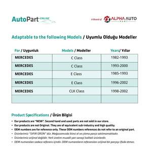 ก้านปรับความสูงที่นั่งสำหรับ W201คลาส Mercedes C W202 W208คลาส CLK - Product Image 2