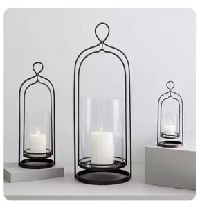 โคมไฟโบราณตกแต่งโลหะแบบใหม่ พร้อมห่วงแขวน โคมไฟตกแต่งคริสต์มาสแบบพกพา - Product Image 5