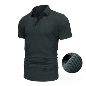 Golf de hombre alto de marca de alta calidad para hombre para camisa con diseño impreso tela de lana transpirable Material de poliéster/algodón - Product Image 2