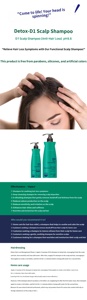 Champú Detox D1 Cuero Cabelludo - Product Image 2