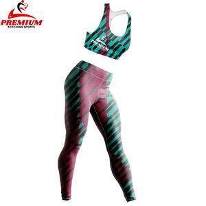 Sujetador deportivo acolchado de alto impacto para mujer, conjunto de Yoga de entrenamiento de leopardo con estampado de sublimación transpirable de nailon y LICRA - Product Image 6