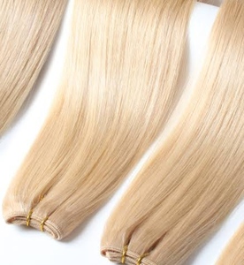 Paquetes de cabello Remy indio de la mejor calidad 613 Rubio Onda natural Onda Cuerpo Estilos rectos 10 a 30 pulgadas de largo - Product Image 6