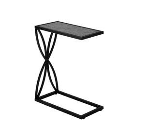 Mesa C de extremo Industrial lateral para sofá, mesita de noche Vintage con marco de Metal resistente para sala de estar, dormitorio y espacio pequeño - Product Image 2