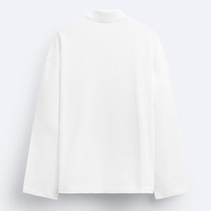 Camisas de Hombre de Nuevo Diseño, Ropa de Verano, Tejido Suave, Transpirable, 100% Algodón, Cuello Camisero Blanco con Botones - Product Image 5