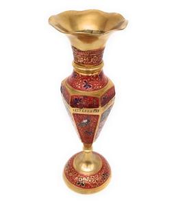 Vase à fleurs en laiton au design moderne personnalisé, fait main, pour décoration de table ou de bureau, pot à fleurs en métal pour mariages - Product Image 5