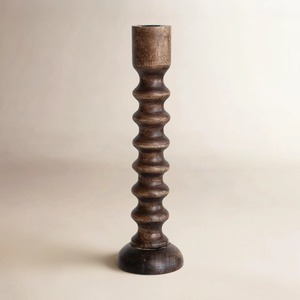 Candelero de Madera de Última Generación con Madera de Primera Calidad, Diseño Antiguo, Alto, Elaborado para Decorar Cualquier Casa de Campo o Rural - Product Image 2