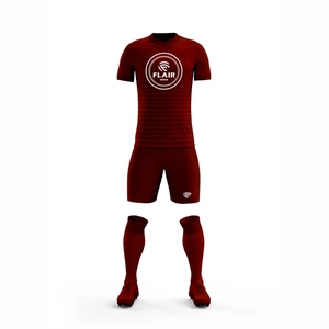 100% Polyester Best Quality Custom Design Soccer Jersey Uniform Sets Breathable Comfort Lightweight Quick Dry Automated Cutting - Product Image 4