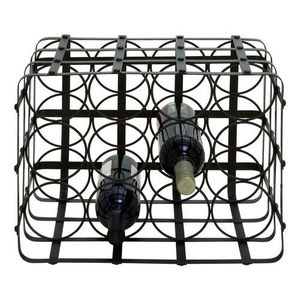 Estante para Botellas de Vino Apilable de Alambre Metálico, Soporte para Botellas de Vino de Alambre para Encimera, Estante Independiente, Organizador de Almacenamiento de Vino de Metal - Product Image 5