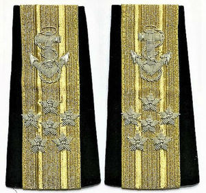 Ensemble d'épaulettes brodées à la main pour hommes Épaulettes tactiques personnalisées Épaulettes uniformes - Product Image 6