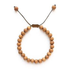 Elegante nueva pulsera de cuentas de madera cristiana Vintage hecha a mano joyería Unisex ecológica - Product Image 2