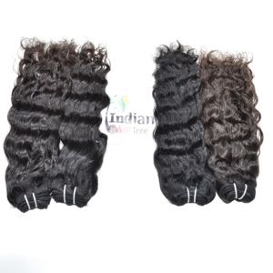 Extensiones de Cabello Humano Rizado 100% Remy de un Solo Donante, Sin Procesar Químicamente, Color Negro Natural, Cutícula Alineada - Product Image 1