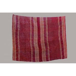 Nouvelle arrivée 100% coton imprimé fleuri à la main couvre-lit literie couvre-lit jeter Kantha couette - Product Image 1