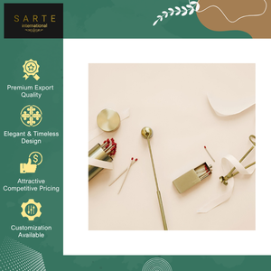 ที่ใส่ไม้ขีดทำจากทองเหลืองสำหรับผู้ซื้อของแท้ที่ใส่ไม้ขีดแบบโลหะหรูหราโลโก้ส่วนตัว - Product Image 5