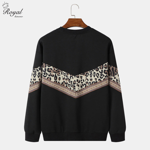 Sweat-shirts à col rond personnalisés pour femmes avec logo brodé personnalisé, de haute qualité, surdimensionnés, à col rond - Product Image 2