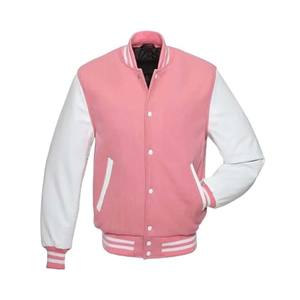 Chaqueta universitaria de lona con cuello levantado para hombre de alta calidad, precio barato al por mayor para chaquetas universitarias de invierno - Product Image 4