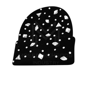 OEM 2023 Logo personnalisé Bonnets de course d'hiver pour hommes Concevez votre propre bonnet à vendre Image élégante Tissu commun - Product Image 3