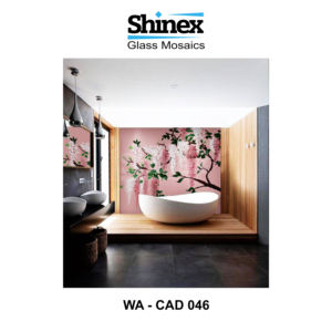 Sophisticated Polished Glass <b>Mosaic</b> Wall Interior Wall Bedrooms Bathrooms Villas Apartments Hotels Schools 10mm Thickness - Product Image 2